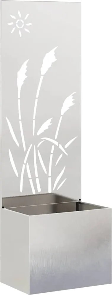 vidaXL Ecran de intimitate pentru grădină Argintiu 50 x 140 cm