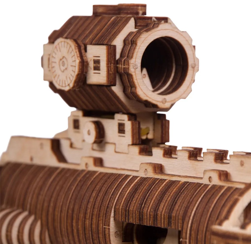 Puzzle 3D din lemn pusca de asalt AR-T