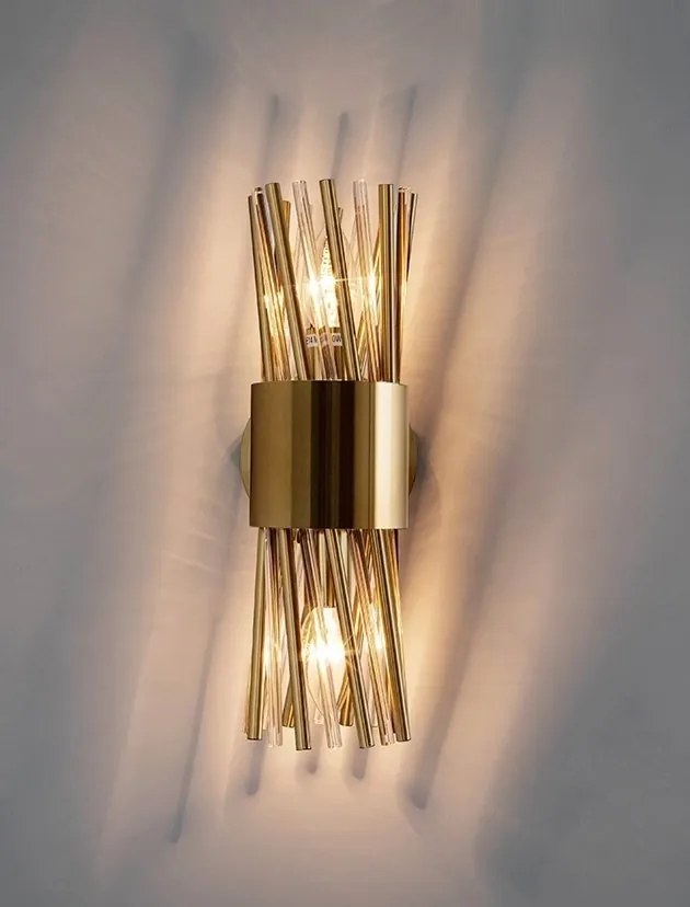 Aplica de perete design modern Lora auriu
