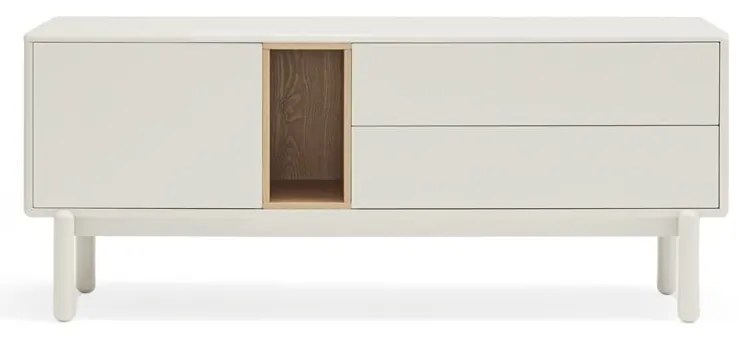 Comodă TV crem 140x56x40 cm Corvo – Teulat