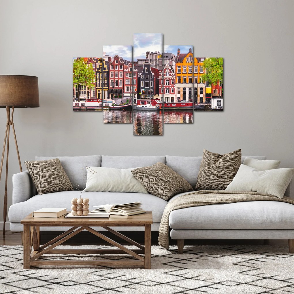 Tablou - Amsterdam, case de dans (150x105 cm)