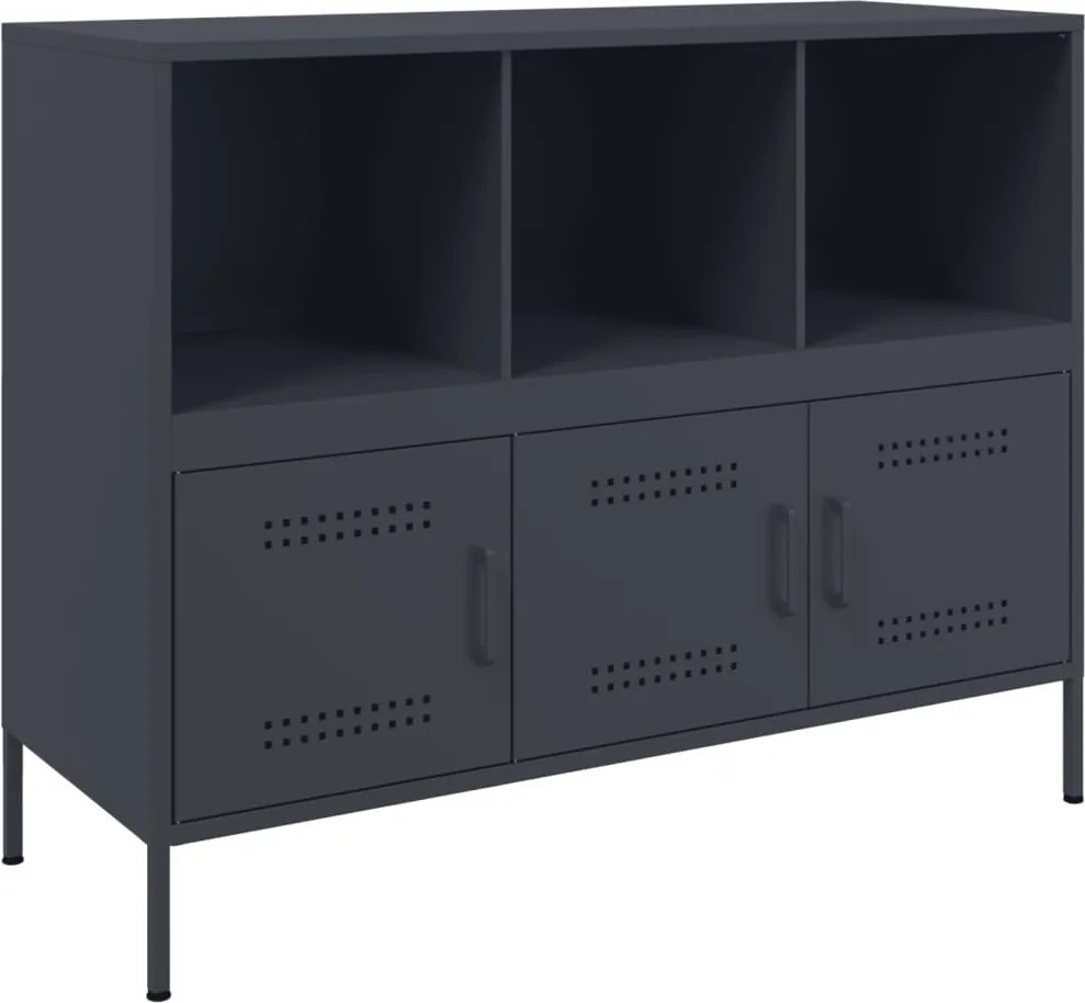 vidaXL Dulap, antracit, 100,5x39x79 cm, oțel