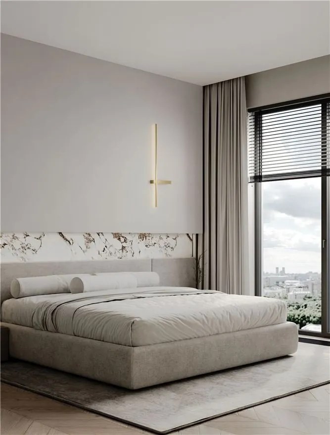 Aplica ambientala LED CCT DANESSA auriu 73cm