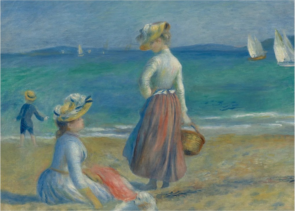 Tablou - Auguste Renoir, Figures on the Beach, reproducere (70x50 cm)