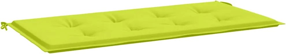 vidaXL Pernă de bancă de grădină, verde, 100x50x3 cm, textil oxford