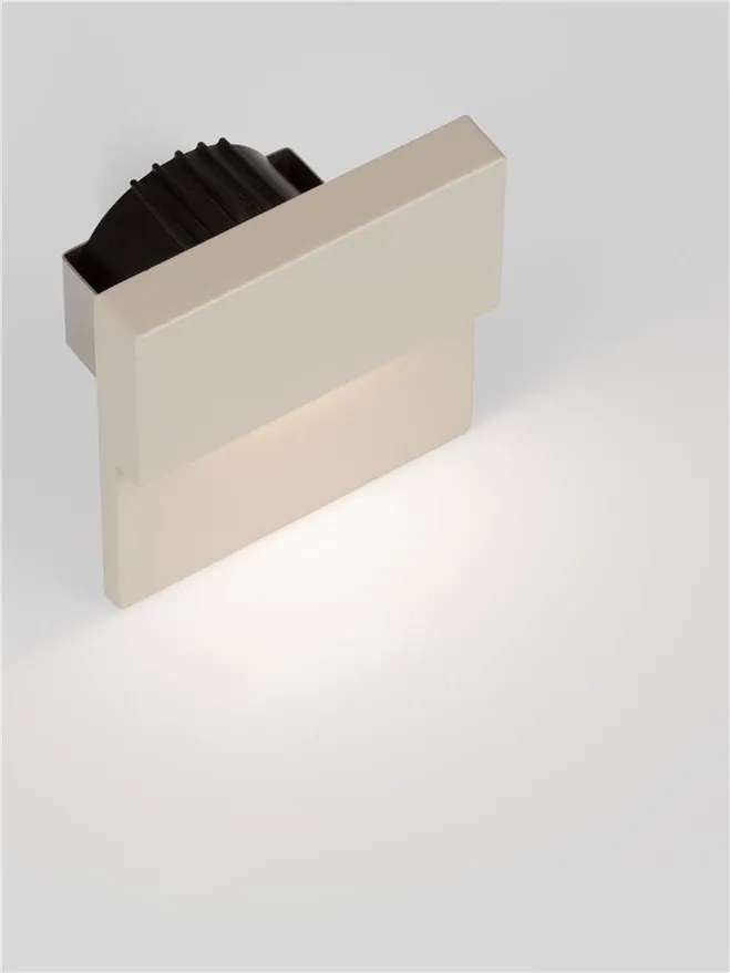 Spot aplicat perete exterior LED 3000K IP65 DAN sand