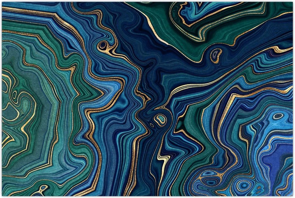 Tablou - Marmură de agat (90x60 cm)