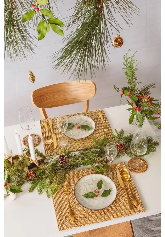 Suport pentru farfurii din ratan 40x30 cm - Tiseco Home Studio