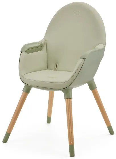 KINDERKRAFT - Scaun de masă pentru copii 2în1 FINI2 fag/verde