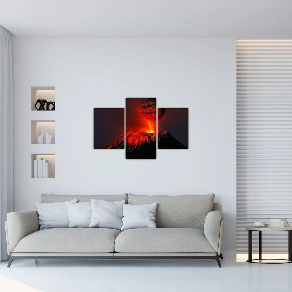 Tablou cu vulcan (90x60 cm)