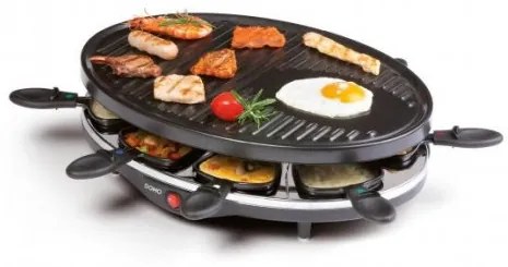 Gratar raclette pentru 8 persoane DO9038G, 1200 W