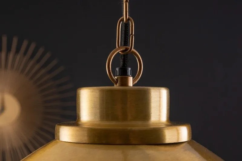 Pendul, Lustra suspendata Industrial 43cm, auriu