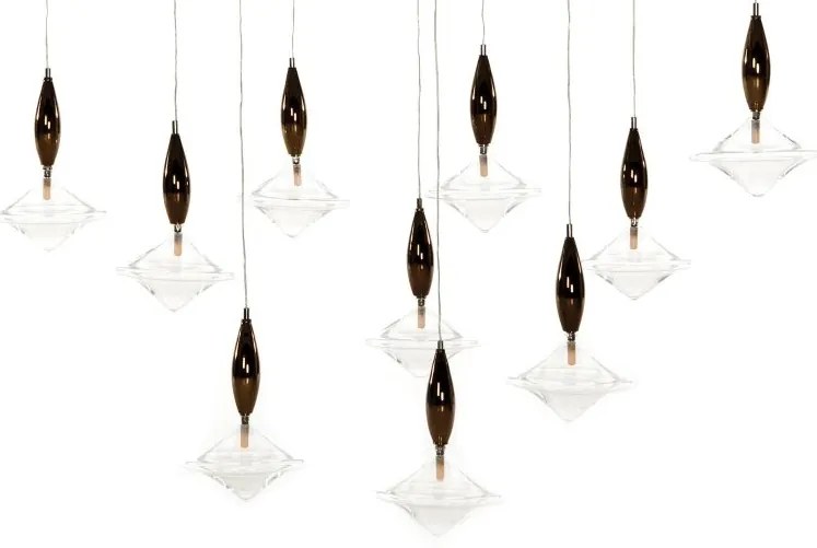 Lustra deosebita cu 10 pendule design LUX Étoile 04