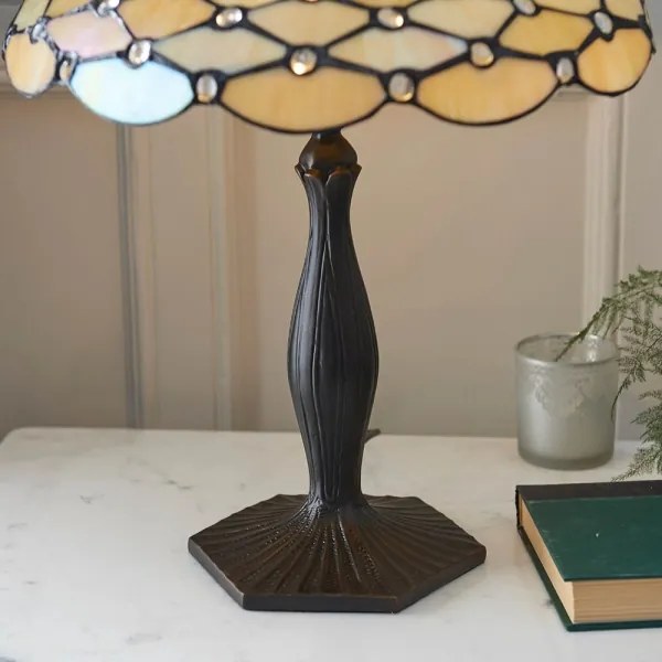 Endon 64301 - Lampă de masă Tiffany PEARL 1xE27/60W/230V, diam. 37 cm