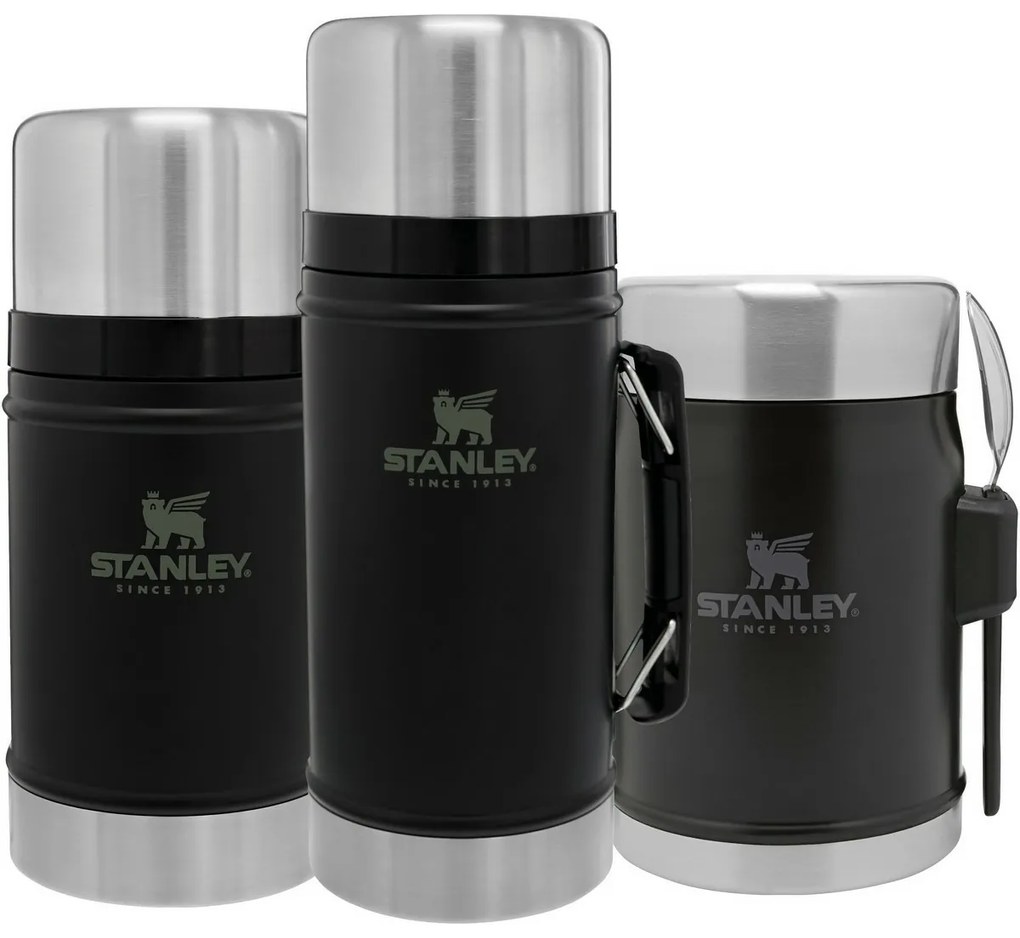 STANLEY termos pentru mâncare 400 ml culingură/furculiță, negru mat