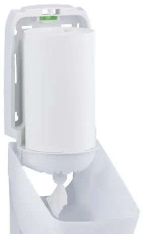 Dispenser de hârtie igienică Merida Hygiene Control Flexi, alb