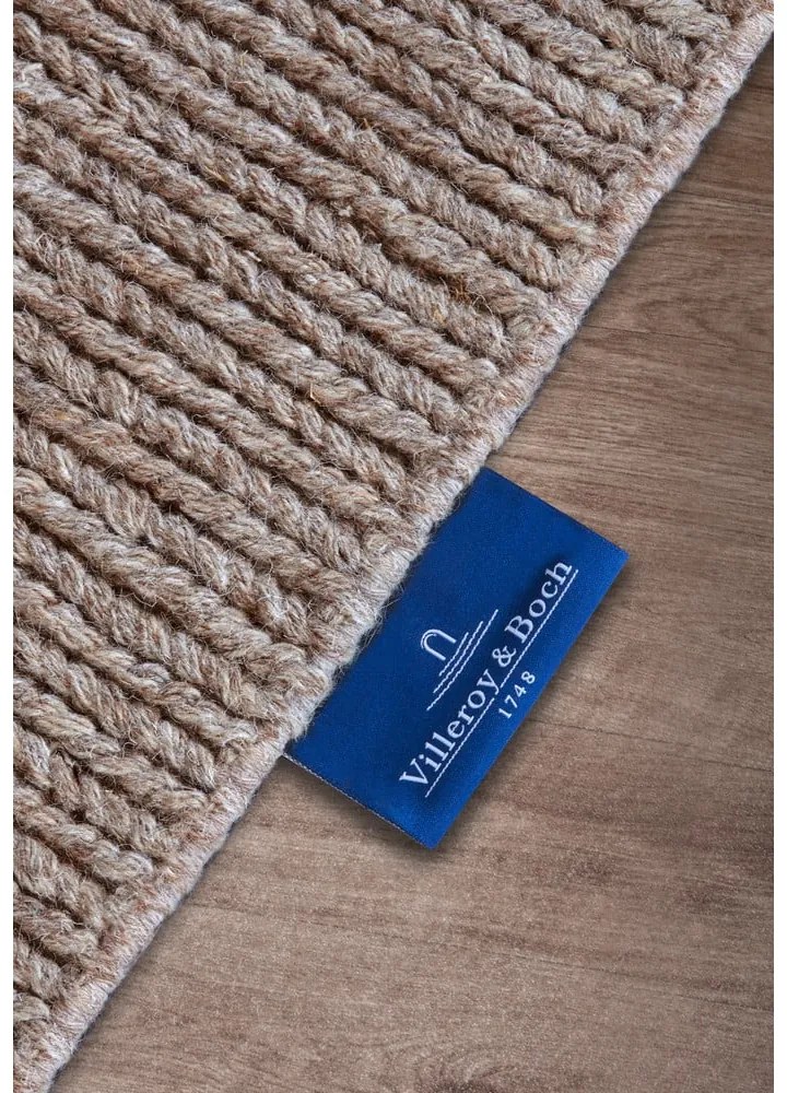 Covor maro deschis țesut manual din lână 120x170 cm Francois – Villeroy&amp;Boch