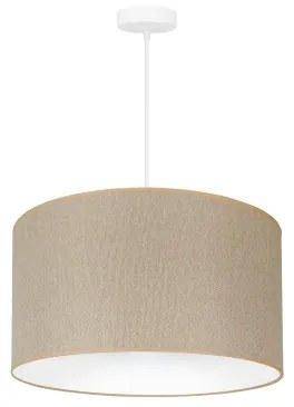 Lustră pe cablu ROLLER ECO Duolla RECYCLING 1xE27/15W/230V d. 45 cm crem