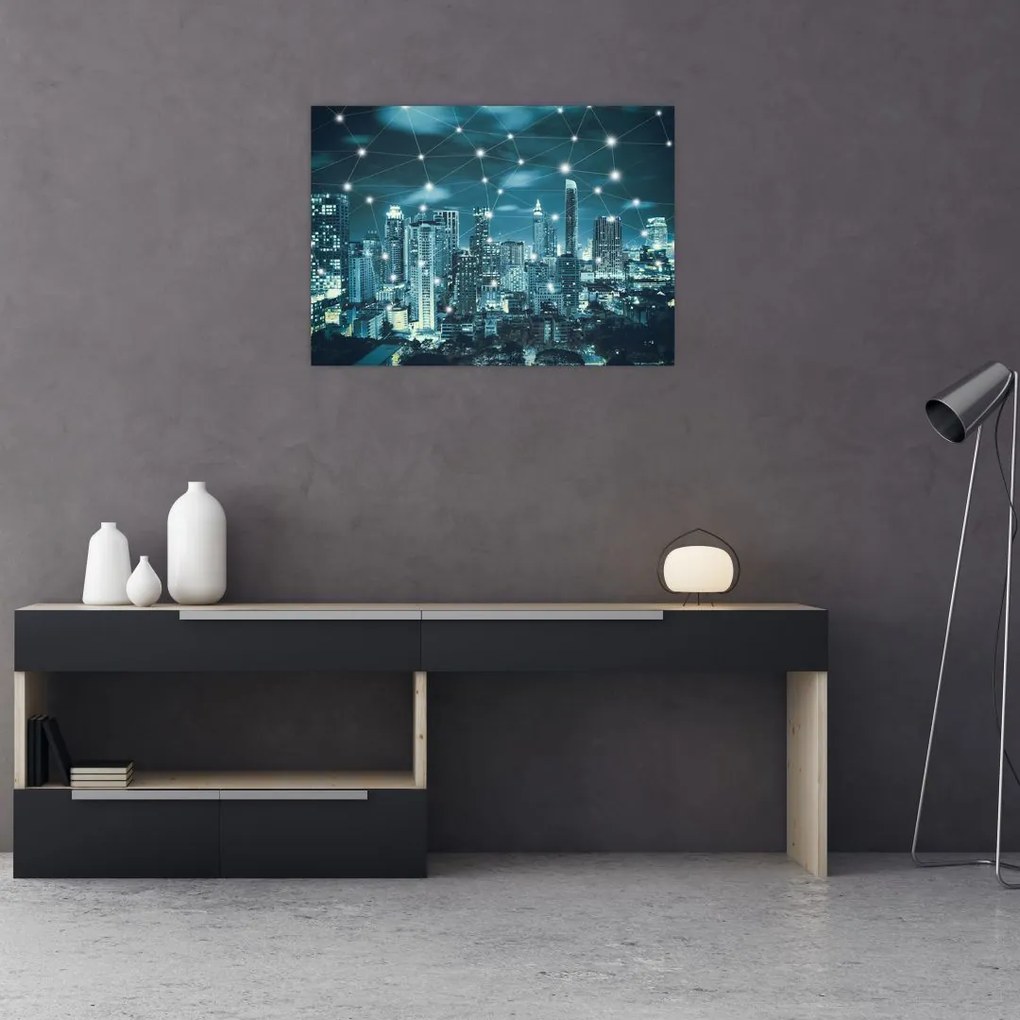Tablou - Metropolă stălucitoare (70x50 cm)