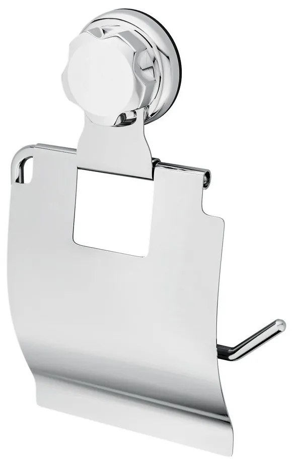 Suport pentru hârtie igienică argintiu autoadeziv din metal Bestlock Bath – Compactor