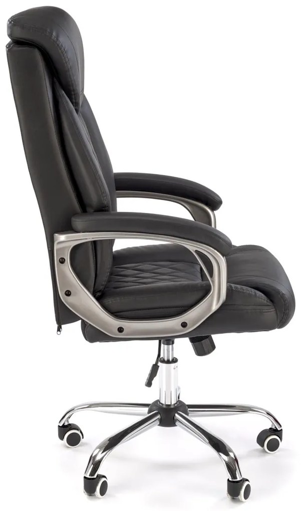Scaun de birou Helder piele ecologica negru H120 cm