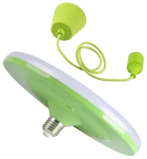 LED Lampa suspendata KIKI 1xE27/15W/230V verde
