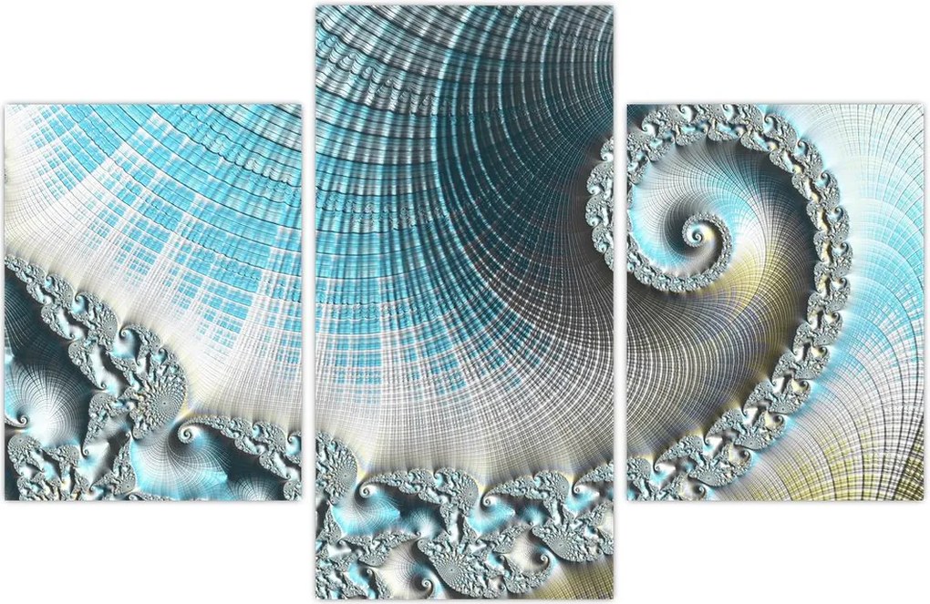 Tablou - Spirale texturate (90x60 cm)