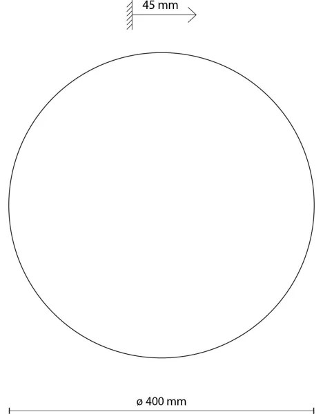 Aplică LUNA 4xG9/8W/230V d. 40 cm alb