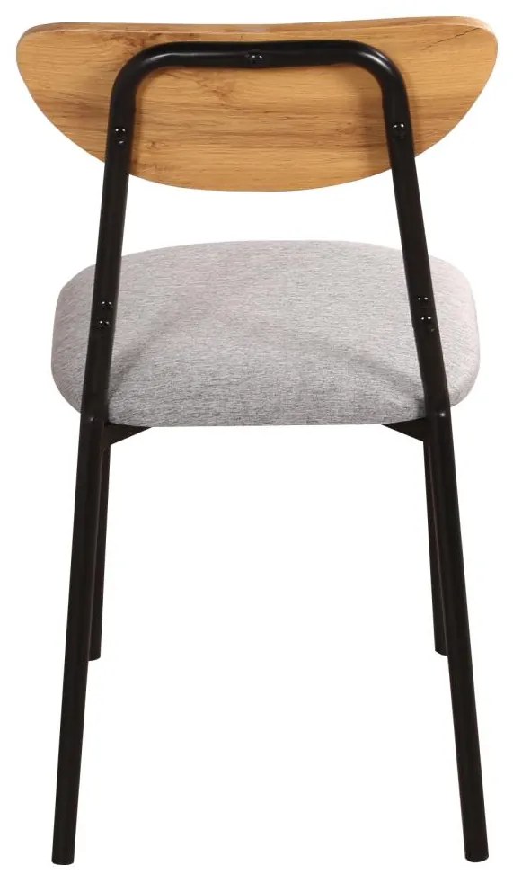 Set mobilier sufragerie Mimetizarse (stejar deschis + gri) (pentru 4 persoane). 1116413