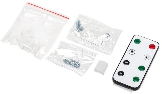 Bandă LED RGB solară dimabilă LED/5W/3,2V 5+2m IP65 + telecomandă