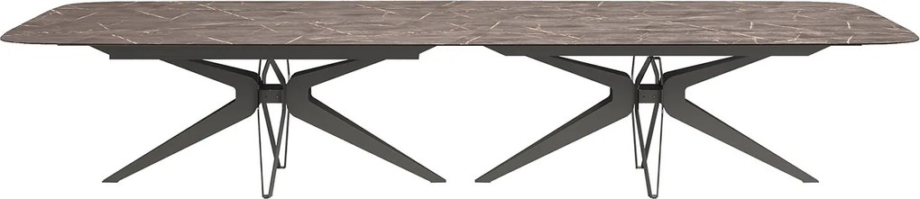 Masă lemn masiv de dining Eclat 200/275/400×120 cm - 400 cm
