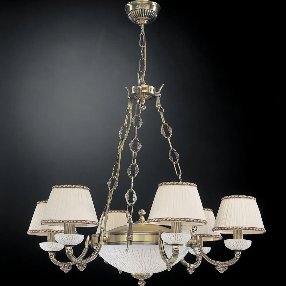 Candelabru din alama 6 brate design italian 5400