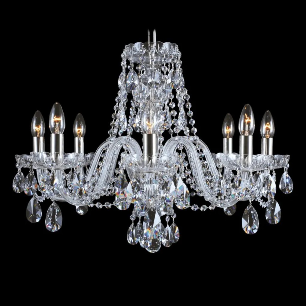 Candelabru cu 8 brate Cristal Bohemia 11 801/08/1-A