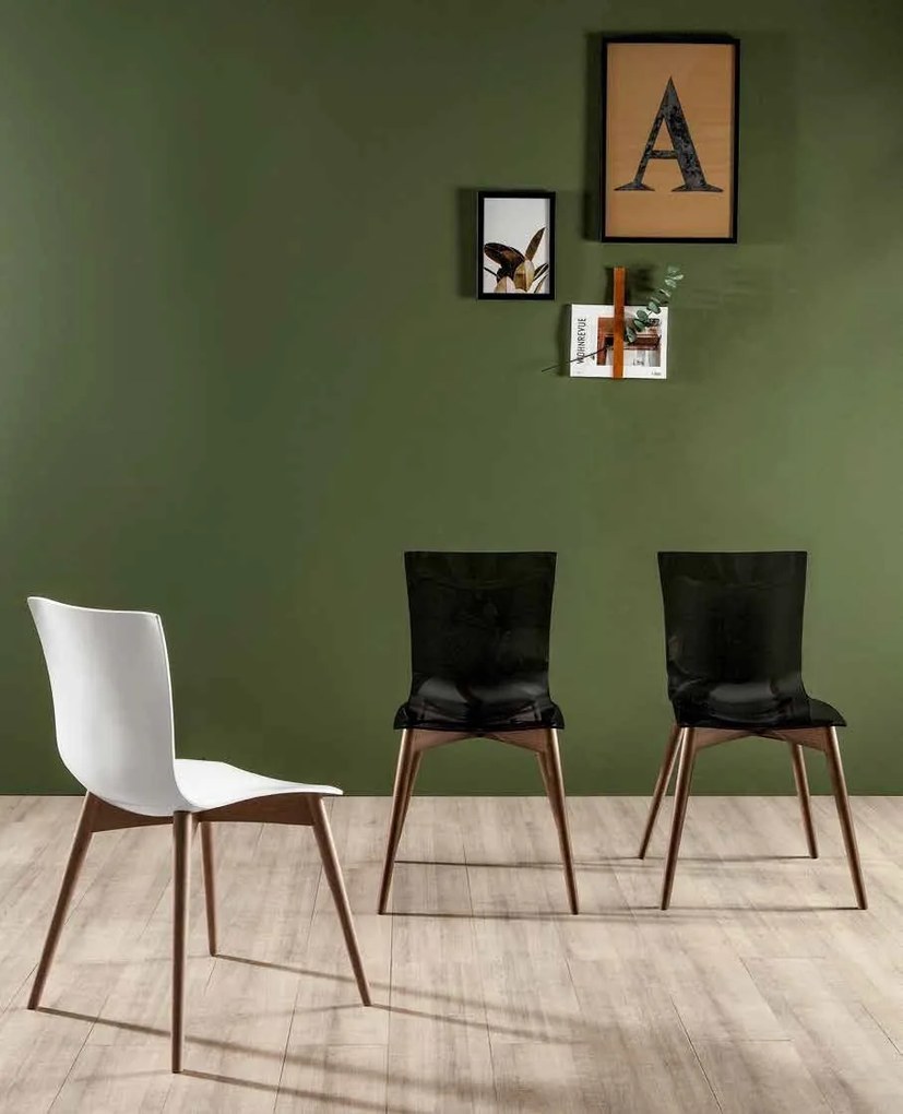 Set de 2 scaune elegante design LUX ARIA WOOD