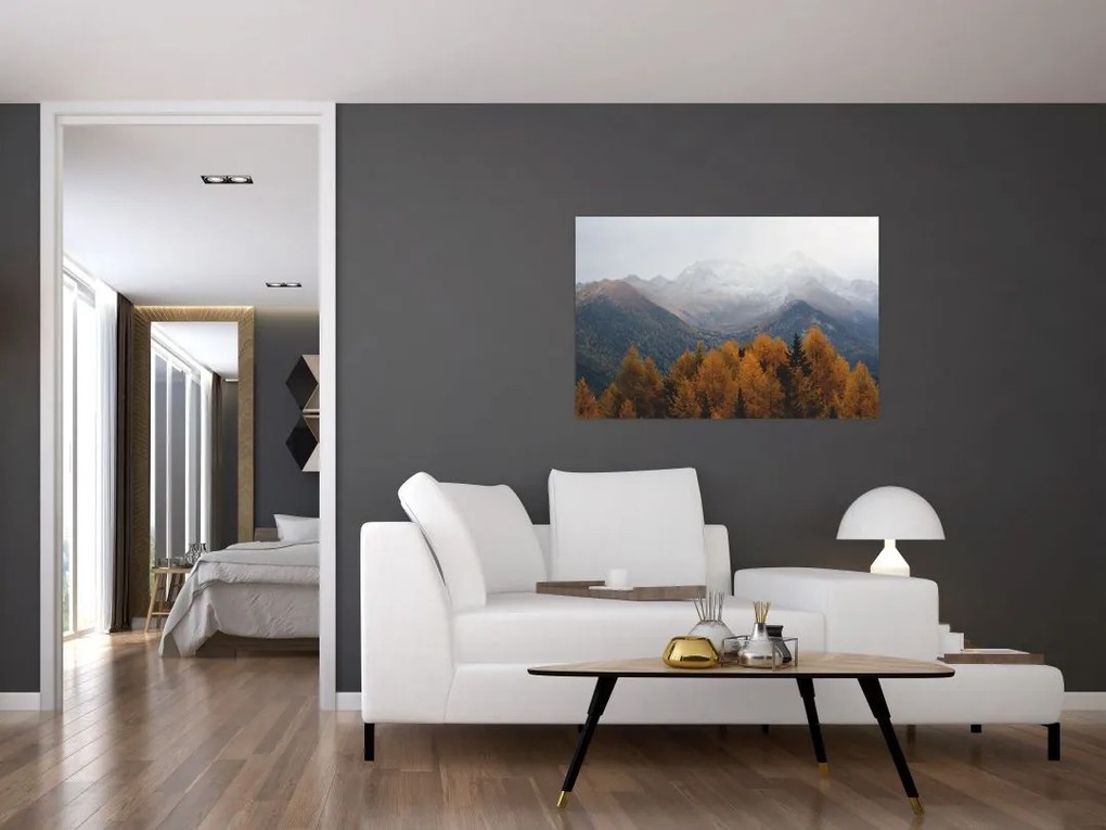 Tablou - Crestele munților (90x60 cm)