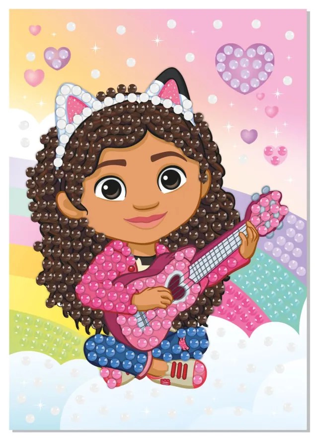 Gabby's Dollhouse Music card de pictură cu diamante