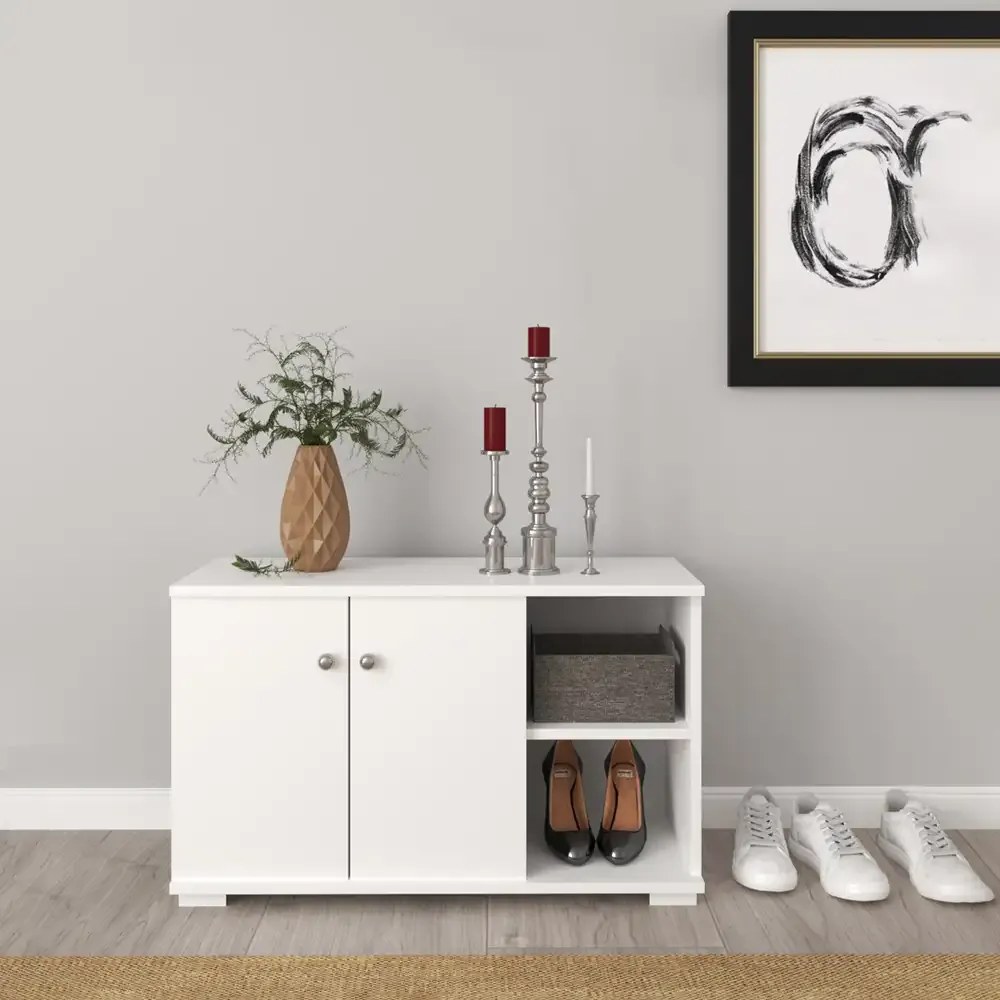 Pantofar hol Rody ,culoare alb, 90 cm