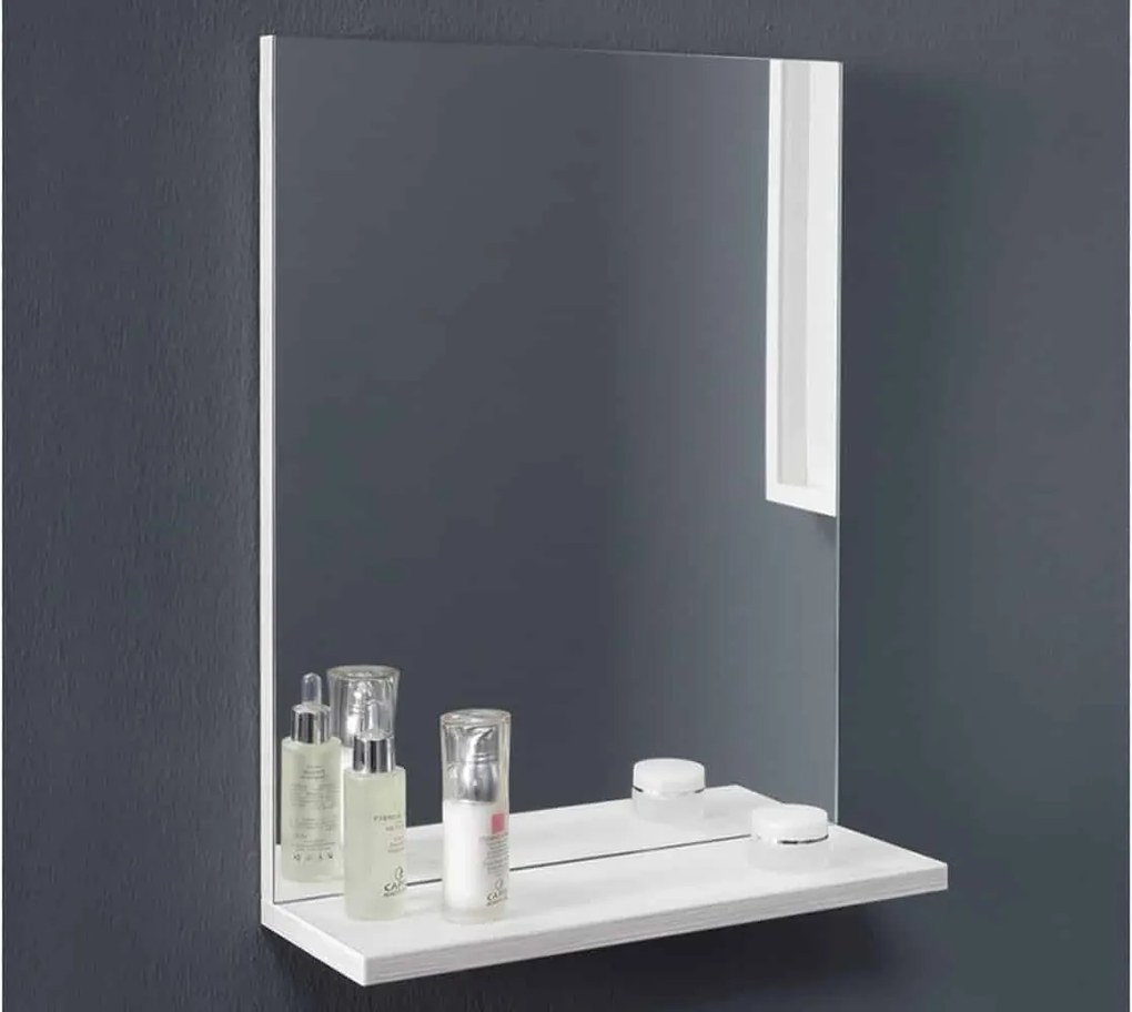 Set lemn masiv alb Mobilier Baie Piccolo - Texturat