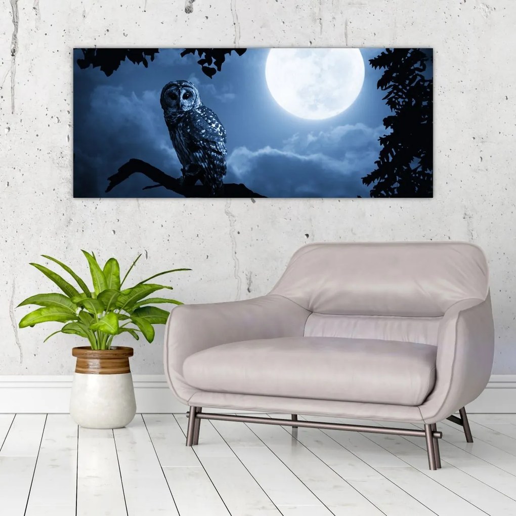 Tablou - Bufnița de noapte (120x50 cm)