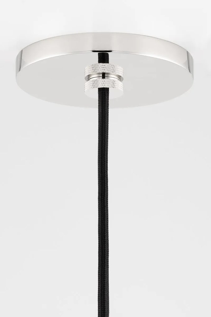 Pendul design modern NORA, nichel lucios
