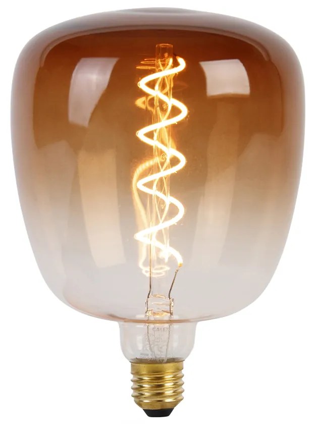 Lampă suspendată aurie cu 3 lumini, inclusiv LED reglabil - Cava Luxe