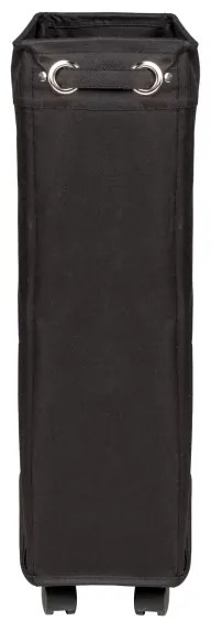 WENKO 69737800 - Coș de rufe CORNO, 18,5 x 60 cm, negru