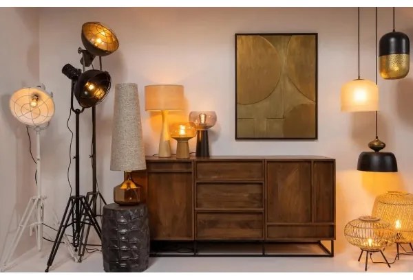 Lampă de masă BASICLABEL 1xE27/40W/230V bambus