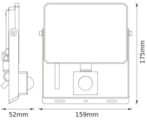 Osram - Proiector LED cu senzor FLOODLIGHT LED/30W/230V 4000K IP65
