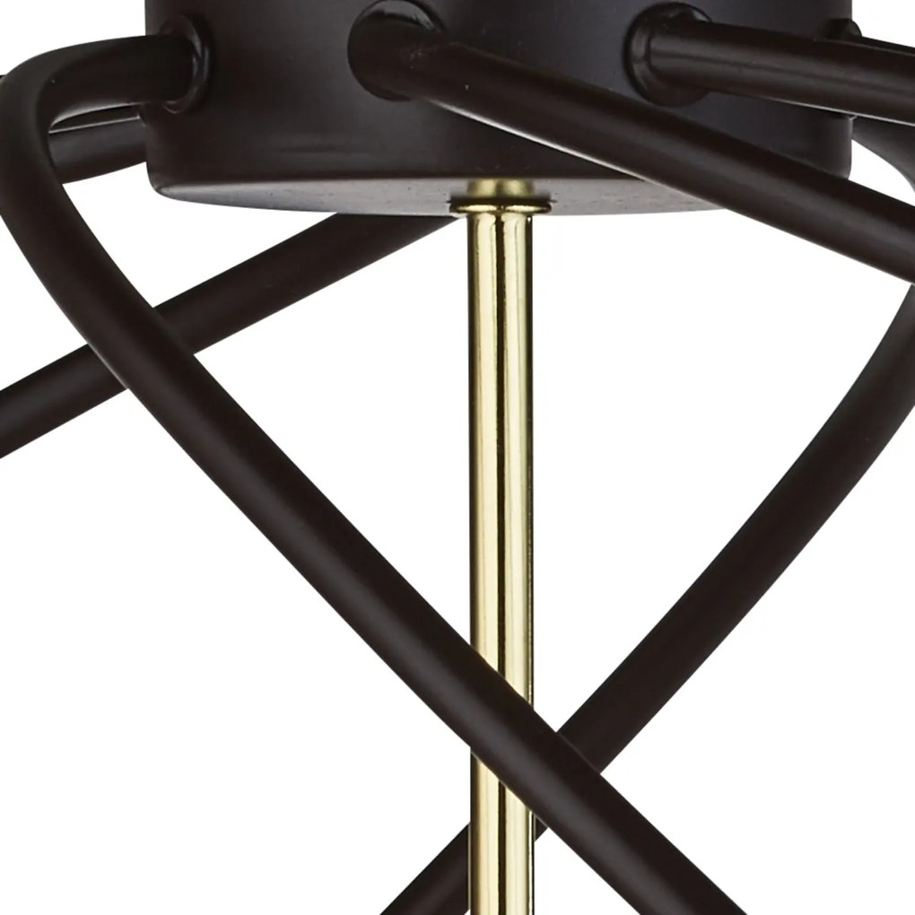 Lustra suspendata stil traditional Flow 5L 1805-5BK SRT