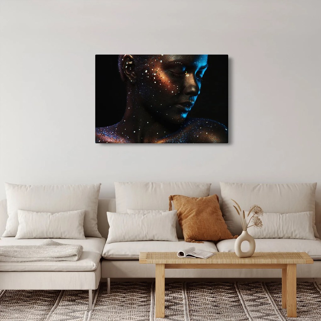 Tablou strălucitor a femeii (90x60 cm)