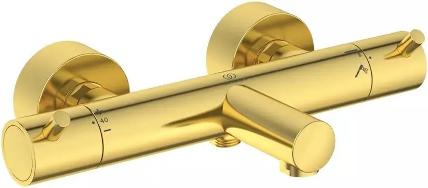 Baterie cada - dus termostatata Ideal Standard Ceratherm T125 auriu periat