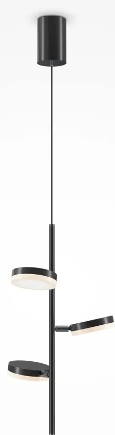 Lustra, Pendul LED design modern Fad negru