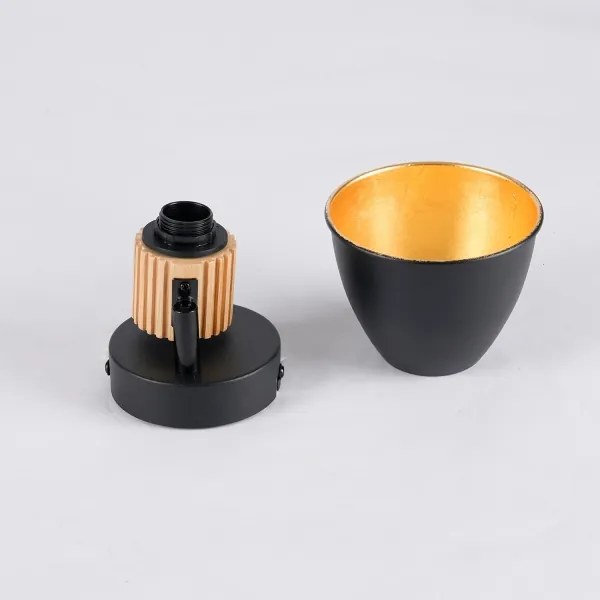 Brilagi - Aplica de perete tip spot ODENSE 1xE14/10W/230V, lemn/negru