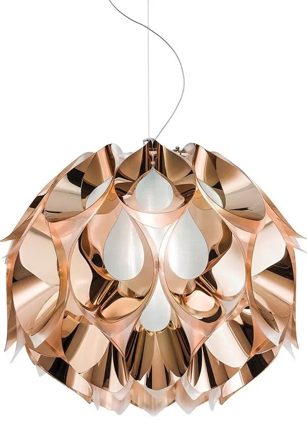 Lustra realizata manual Flora Mediu Copper